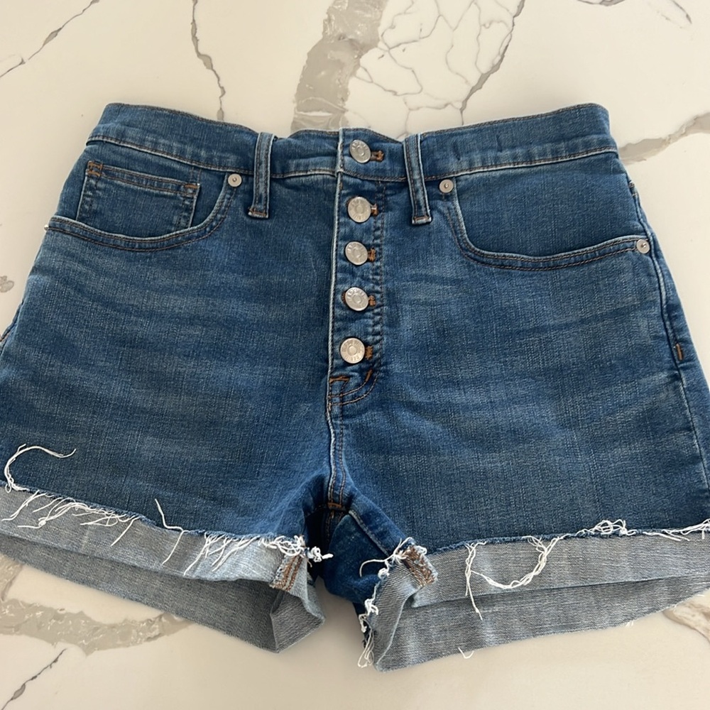 Madewell Women's Blue Denim Shorts size 28